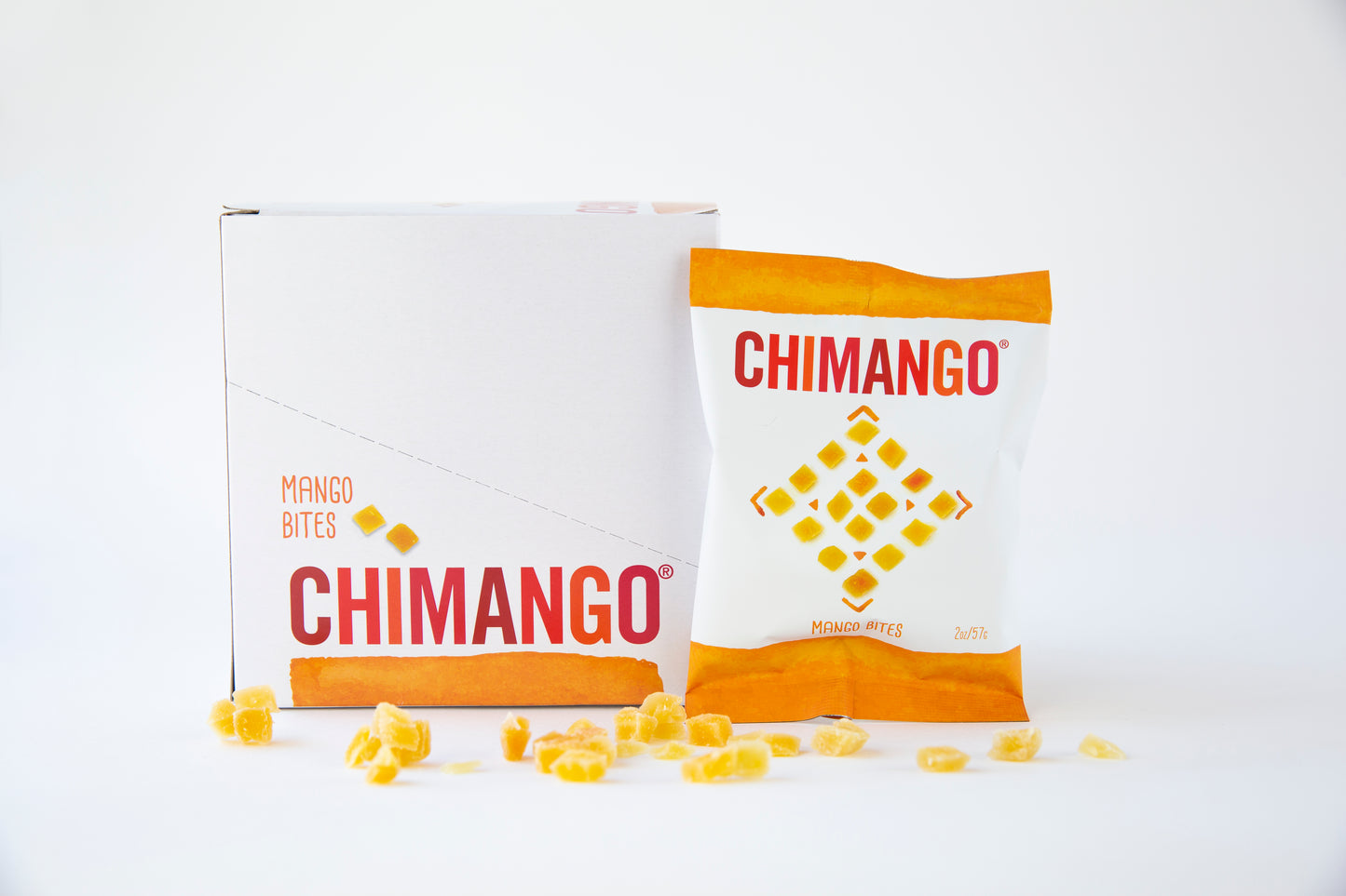 Diced Mango Bites (8 pack of 2oz Bags)