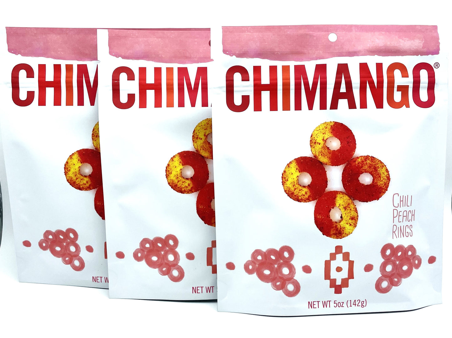 Chili Peach Rings 3 x 5oz bags