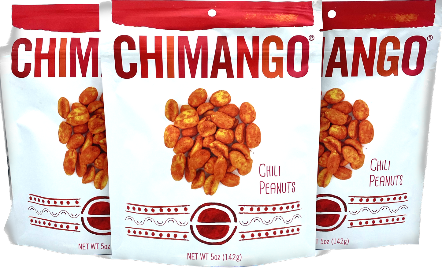 Chili Lemon Peanuts 3 x 5oz. bags