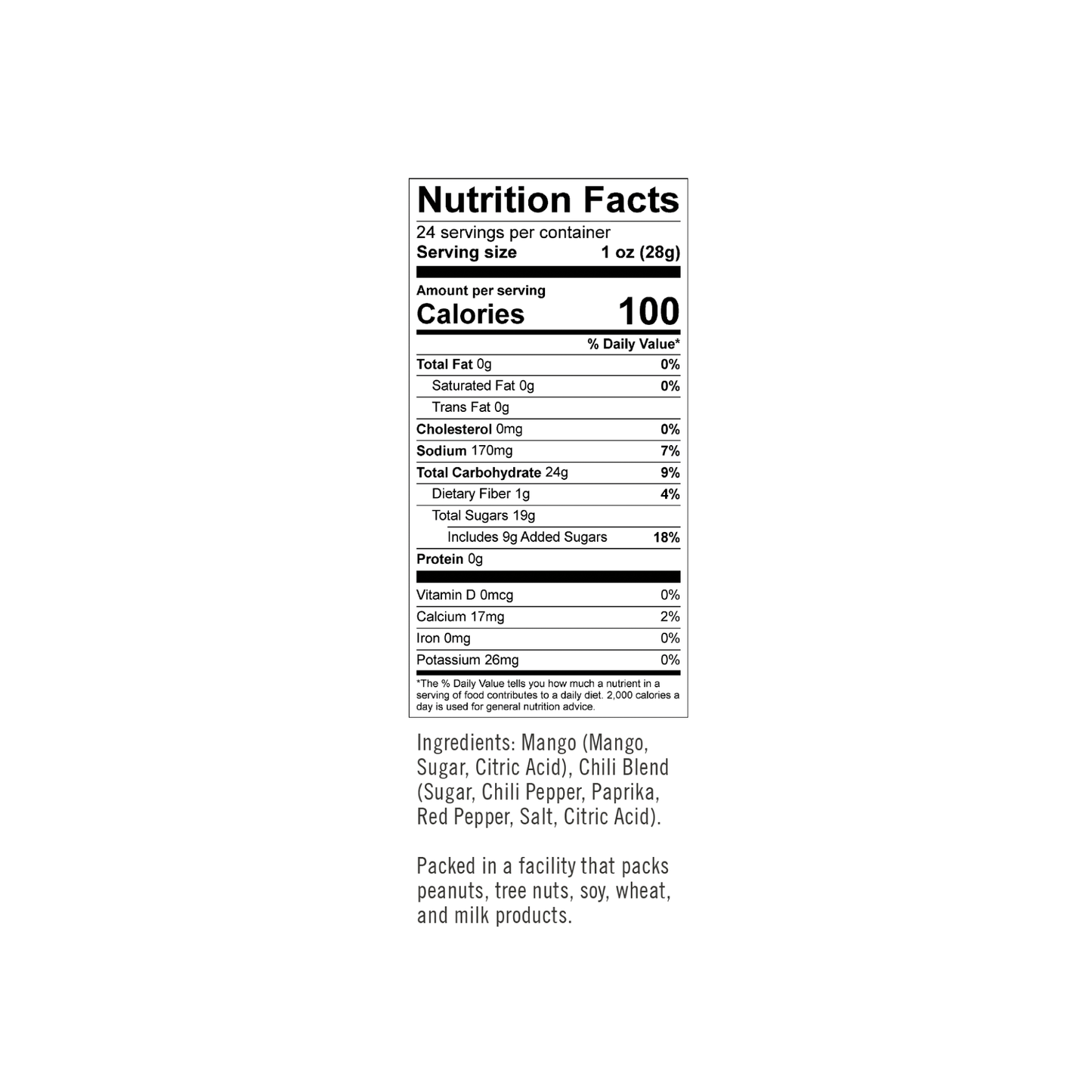 Chili Mango Slices - (3 pack of 24 oz bags) SAVE 20%