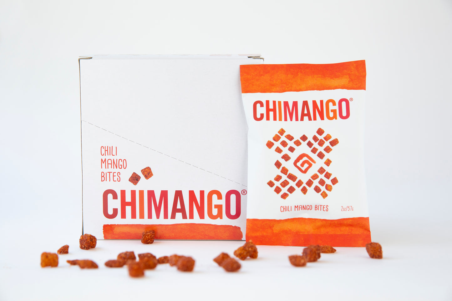 Diced Chili Mango Bites (8 pack of 2oz Bags)